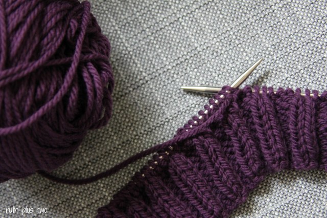 on the needles
