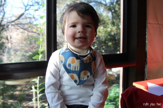 dribble bib for Hugo