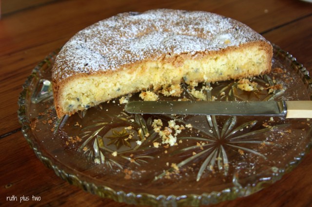 passionfruit curd cake